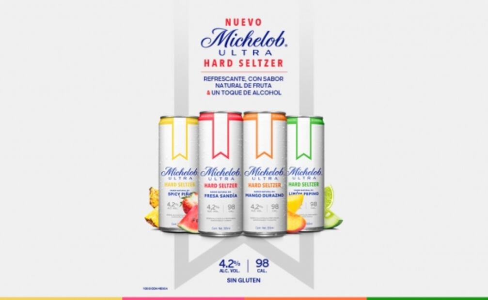 Michelob Ultra Hard Seltzer, la bebida refrescante con 98 calorías 