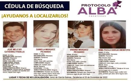 Plataforma por La Paz y la Justicia Guanajuato exige búsqueda de cuatro jóvenes desaparecidos en Zacatecas