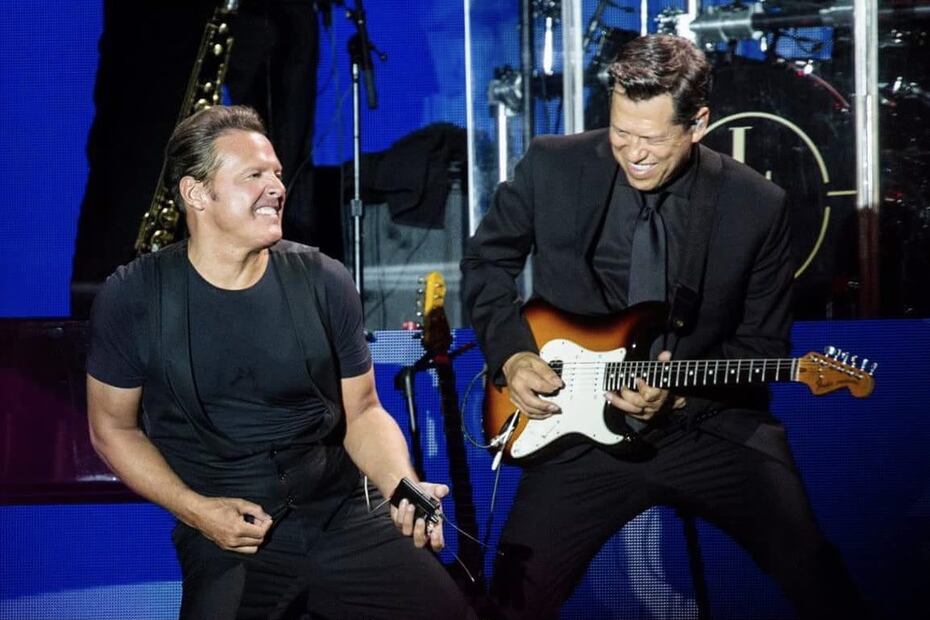 ‘Kiko’ Cibrián junto a Luis Miguel. Fuente: Instagram @kikocibrian