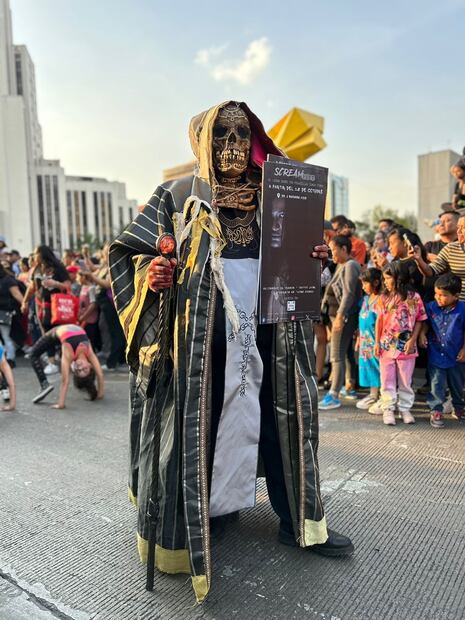 Marcha zombie CDMX 2023. Foto: Fernanda Rojas/EL UNIVERSAL