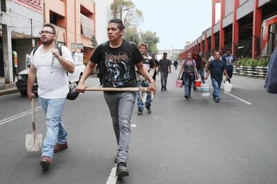 Silencio en las calles; “hay mucha tristeza”