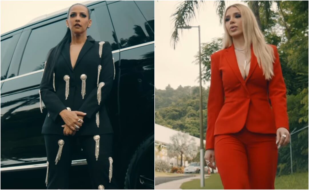 En la grabación, se aprecia a la misma Emma Coronel con un pantalón y saco color rojo, mientras Mariel la invita a subirse a una camioneta. Foto: Instagram. @mariellaabogada