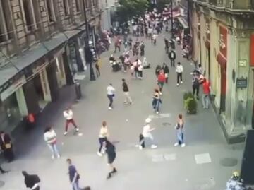 Video: Así fue el atentado contra Diana Sánchez Barrios; diputada y activista trans cuando caminaba por el Centro Histórico
