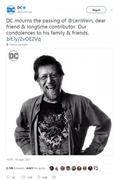Len Wein, creador de "Wolverine", muere a los 69 años