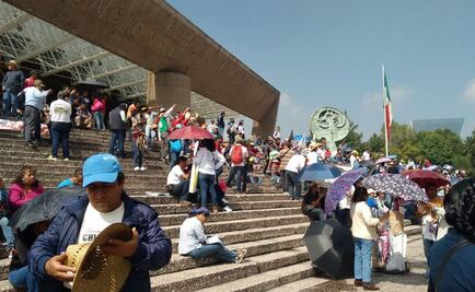 CNTE se concentra en el Auditorio Nacional