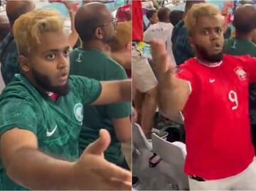 VIDEO: Fanático de Arabia Saudita se 'vuelve polaco' tras gol de Lewandowski