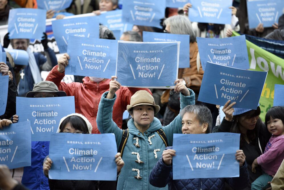 Miles de personas se manifestaron en Tokio (EFE)