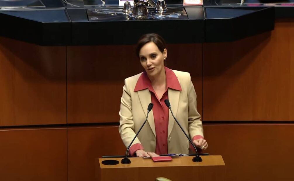 Senadora panista Lilly Téllez. Foto: Captura de pantalla