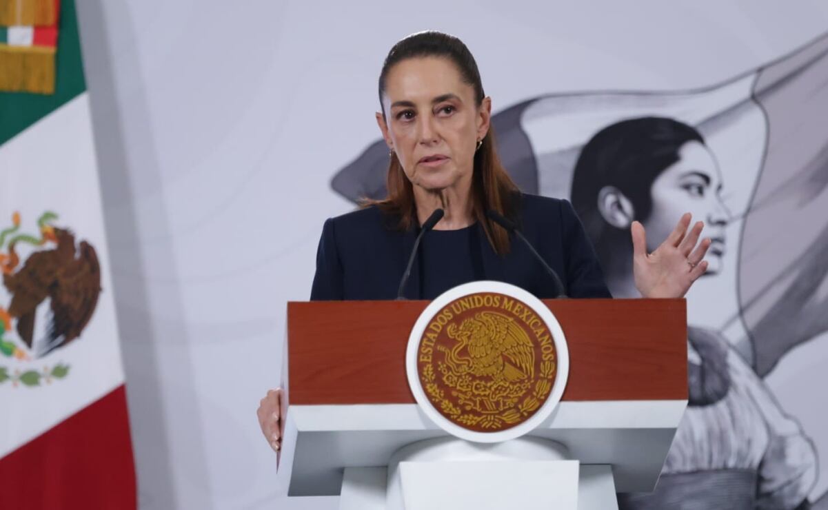 Claudia Sheinbaum en la Mañanera del Pueblo del 16 de marzo de 2026. Foto: Fernanda Rojas / EL UNIVERSAL