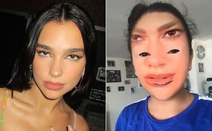 Viral: Crean filtro de Dua Lipa en TikTok y es objeto de burlas