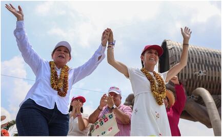 "No suben en las encuestas, habría que echarles un poco de royal": Claudia Sheinbaum