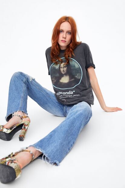 Zara lanza playera de la Mona Lisa Millennial 