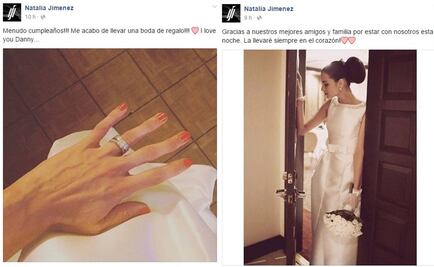 Natalia Jiménez anuncia que se casó