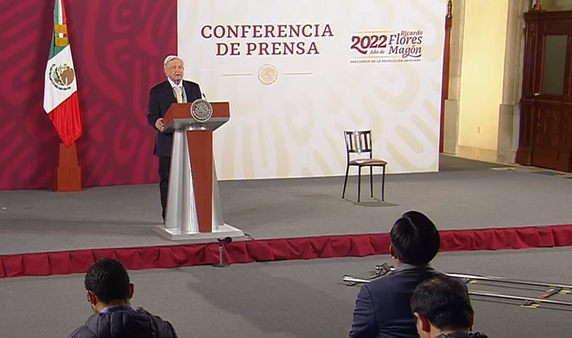 El presidente Andrés Manuel López Obrador dijo que este fin de semana realizará una gira, sin medios de comunicación, por el sureste mexicano. Foto: tomada de video