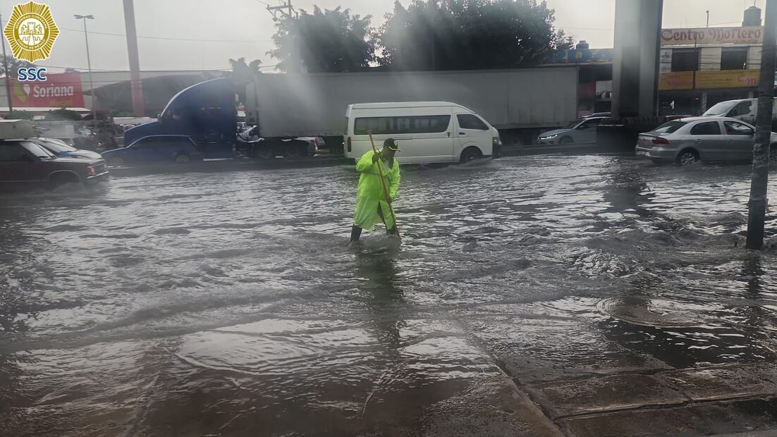 Las fuertes lluvias afectaron principalmente la Alcaldía de Tláhuac, Xochimilco, Iztapalapa y Tlalpan. (Foto: especial)