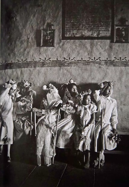 Cultura hñahñú, Valle del Mezquital, Hidalgo, 1985. Crédito: Del libro Nacho López: fotógrafo de México, 2016.