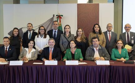 Canciller De la Fuente alista reunión interparlamentaria México-Unión Europea; se reúne con diputados y senadores