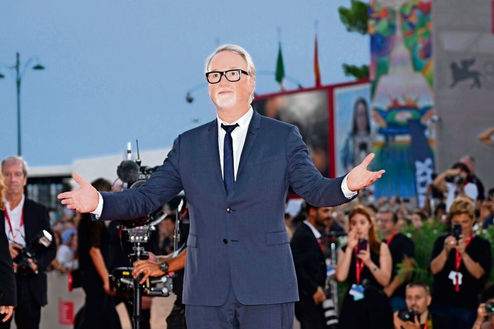 Fincher estuvo presente en la Mostra italiana. Foto: AP