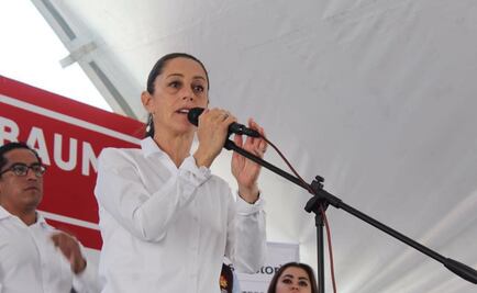 "Que Amieva deje de hacer campaña", pide Sheinbaum