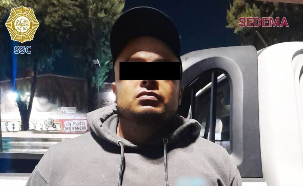 Sigen cayendo talamontes en Tlalpan; filtro de supervisión ayuda a la detención, 03 de marzo de 2025. Foto: SEDEMA