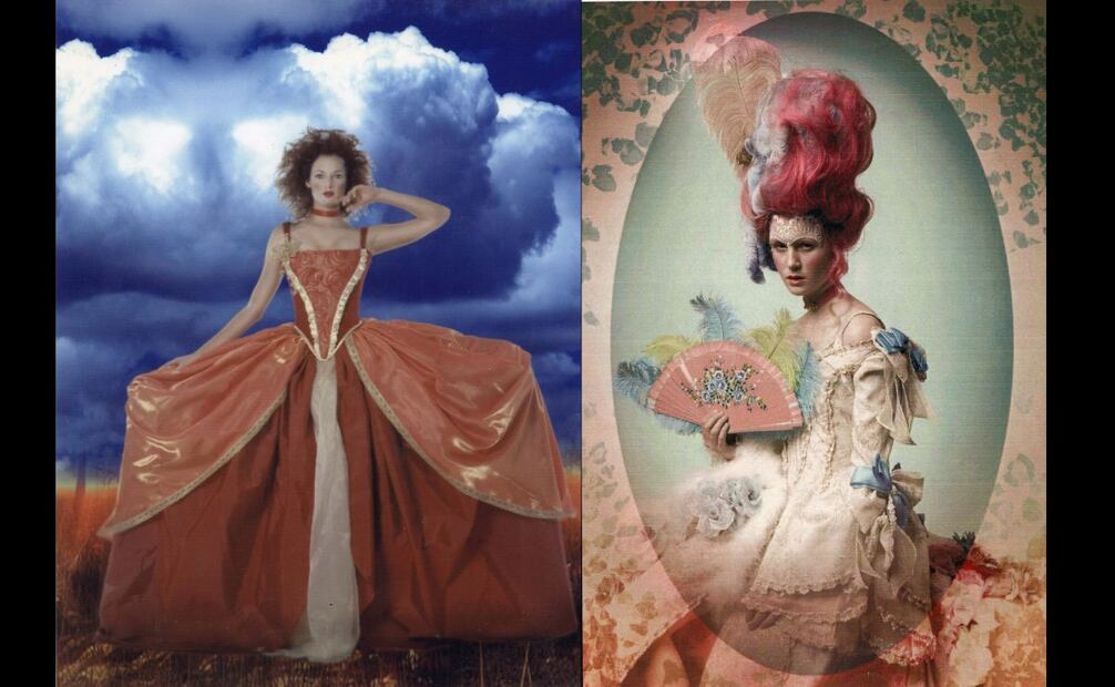 La estética de Francia en el siglo XVIII fue una de las varias inspiraciones de peso en la carrera de Héctor Terrones. Foto: Archivo Héctor Terrones.