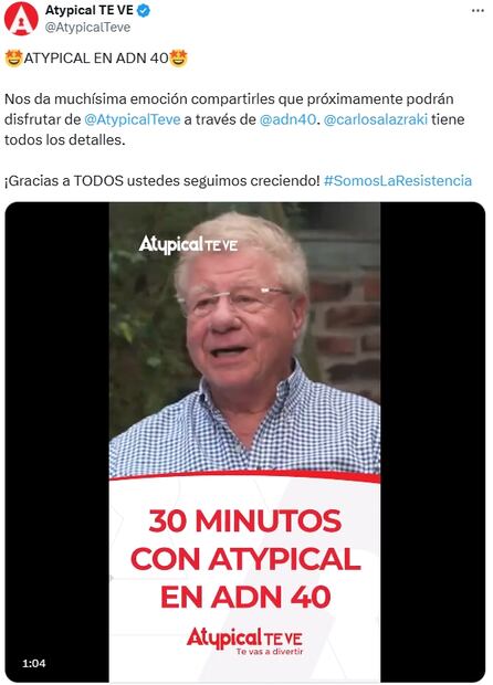 El programa producido por Carlos Alazraki tendrá un espacio en la televisora de Salinas Pliego. Fuente: X