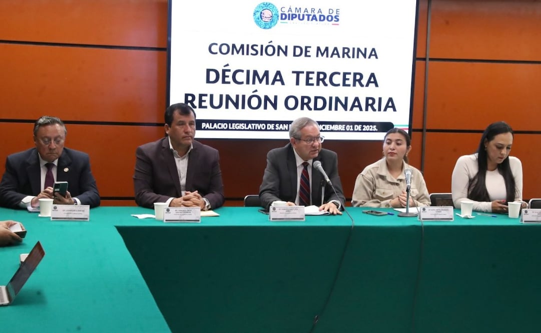 Comisión de Marina de la Cámara de Diputados este lunes 1 de diciembre de 2025. Foto: Especial