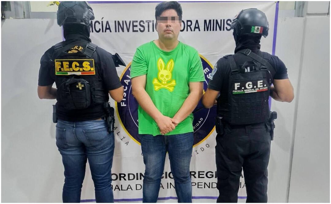 Detienen en Morelos al hijo del exalcalde de Taxco, Guerrero (02/10/2024). Foto: X (@Jonatan93294410)