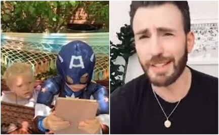 El tierno mensaje de Chris Evans a un niño que salvó a su hermana