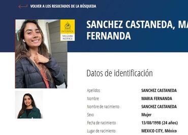 Caso María Fernanda: Interpol emite notificación amarilla por desaparición de joven mexicana en Alemania