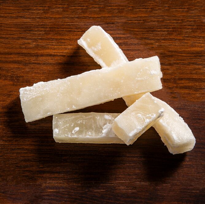 Jícama cristalizada. Foto: Jorge Garaiz / EL UNIVERSAL