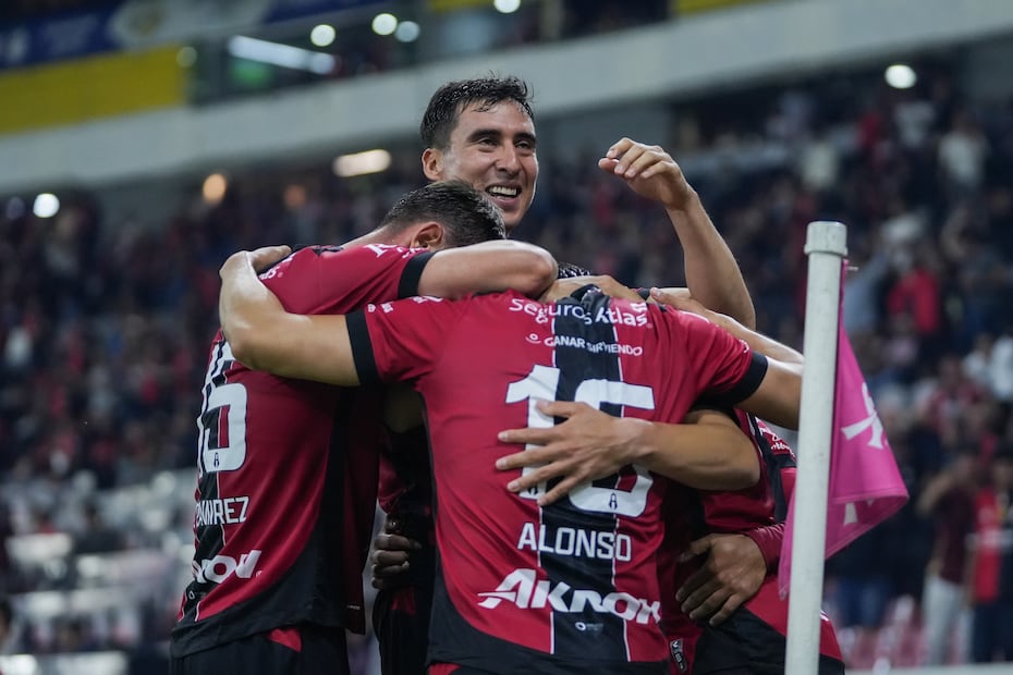 Atlas en festejo de gol, durante el Apertura 2025 - Foto: Imago7