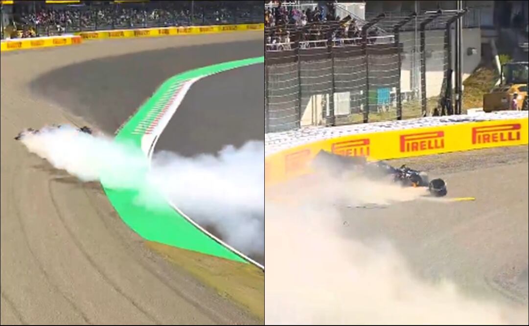 Así fue el choque de Jack Doohan en las prácticas del Gran Premio de Japón / Foto: Especiales