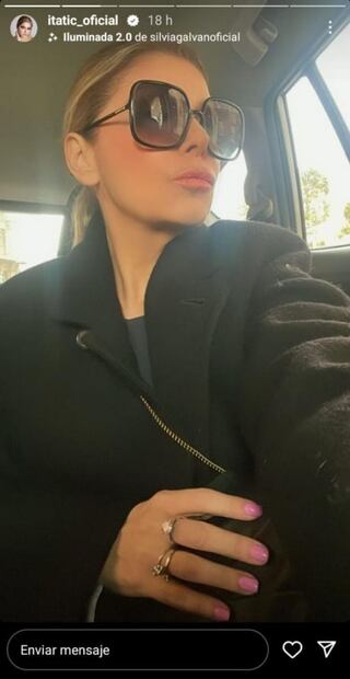 Itatí Cantoral lució las uñas gelish rosas que causan furor esta temporada