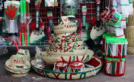 A la baja, venta de productos y adornos para fiestas patrias