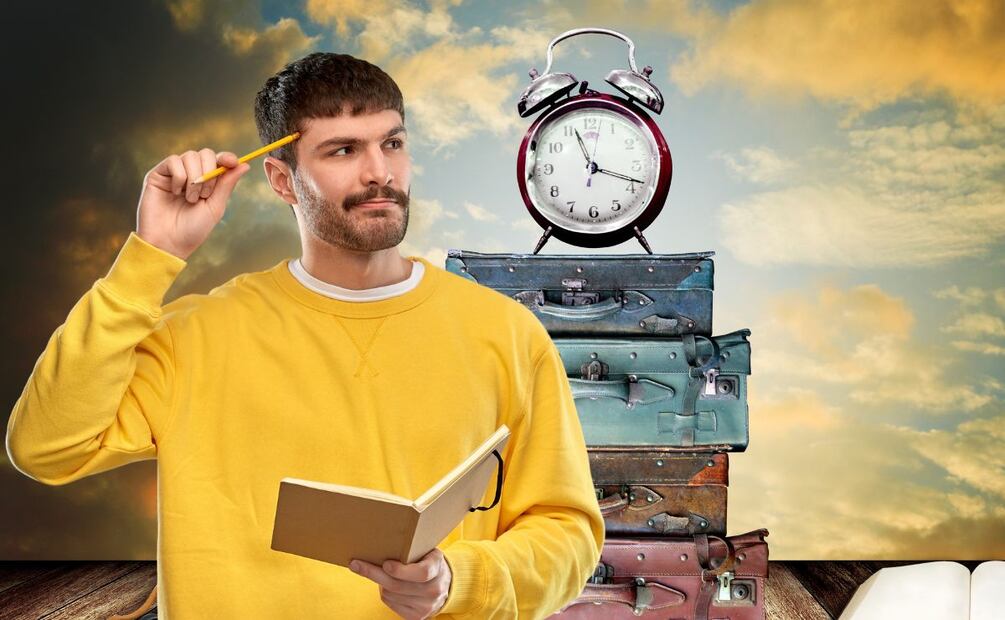 Es posible viajar en el tiempo. Fuente: Canva / Producción El Universal