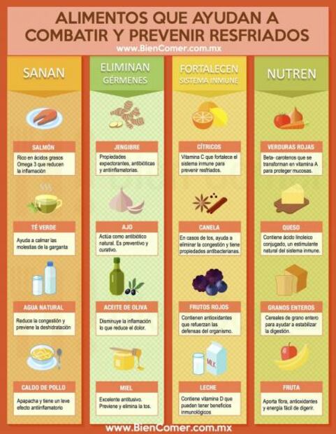 ¿Qué alimentos mejoran el sistema respiratorio? 