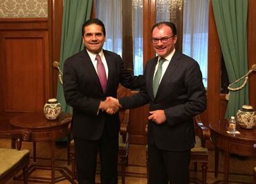Hablan Aureoles y Videgaray sobre finanzas de Michoacán