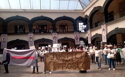 “¡Justicia para Bosco!”, exigen habitantes de Melchor Ocampo para secretario general del PAN asesinado