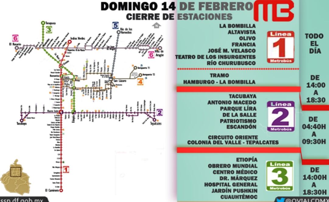 Foto: Tomada de @OVIALCDMX