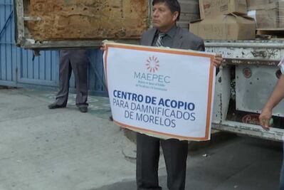 MAEPEC entrega ayuda en Morelos