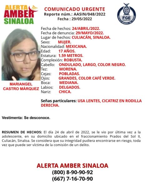 Emiten en Sinaloa 7 alertas de búsqueda: entre desaparecidos está una madre de familia y sus 4 hijos