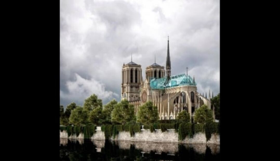Estos son los diseños para reconstruir la cúpula de la catedral de Notre Dame