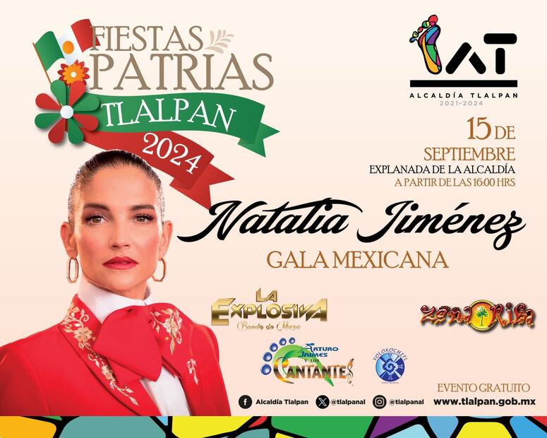 Fiestas patrias Tlalpan. Foto: Especial