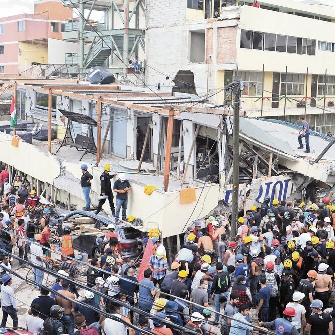 Cargo. Un agente del Ministerio Público detalló que miss Moni infringió disposiciones de orden público al edificar el Colegio Enrique Rébsamen. ARCHIVO EL UNIVERSAL