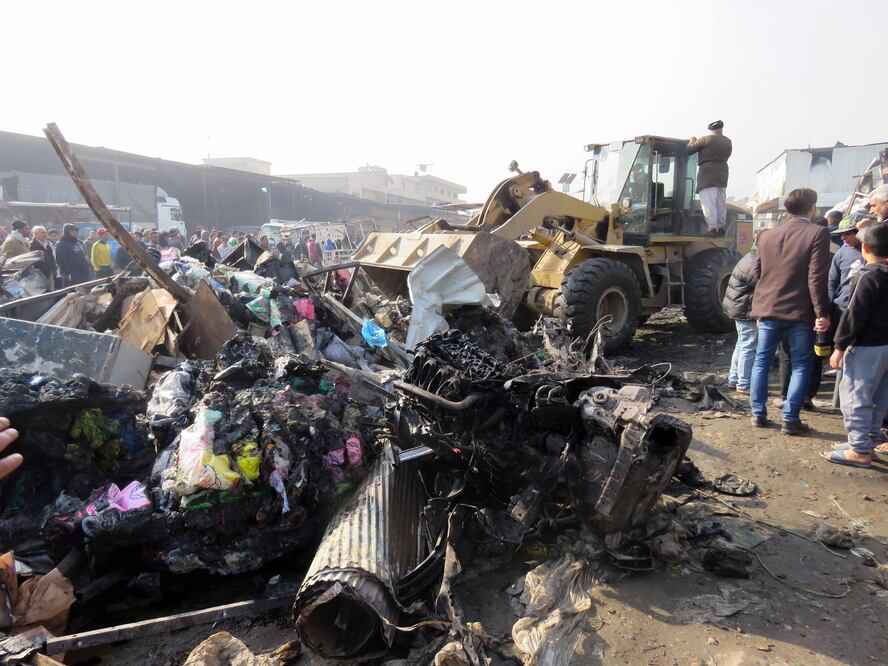 El grupo EI se atribuyó el ataque al afirmar que su deseo era matar chiís, en el primer ataque con un coche bomba (Foto: Xinhua)