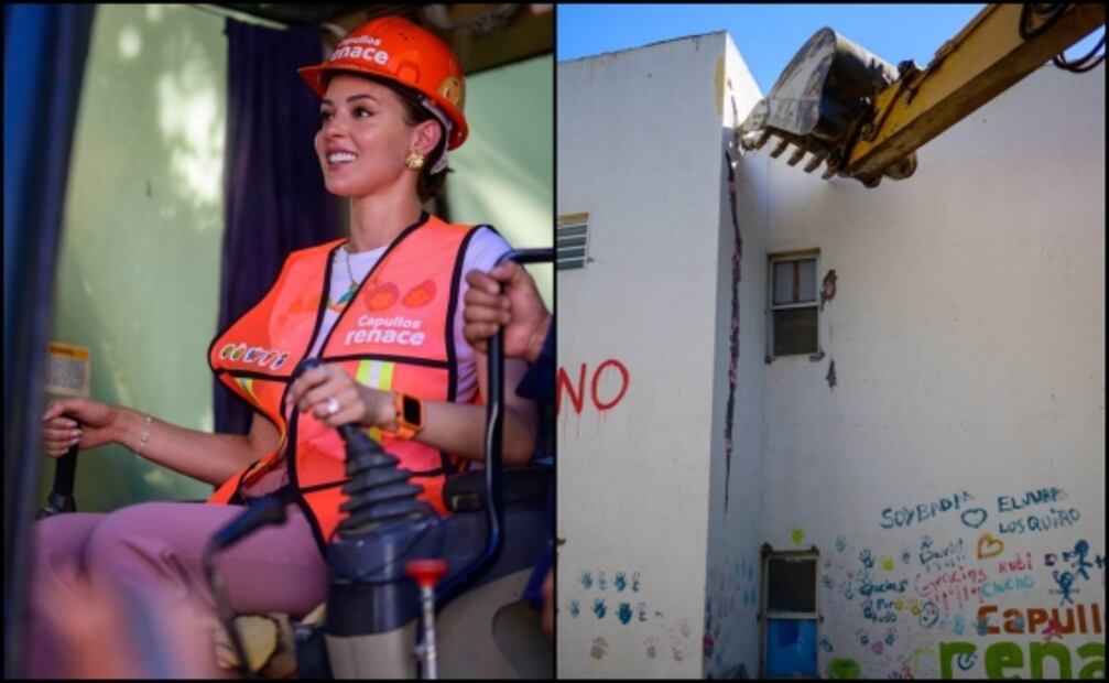 Mariana Rodríguez encabeza construcción y rehabilitación del Centro DIF Capullos 