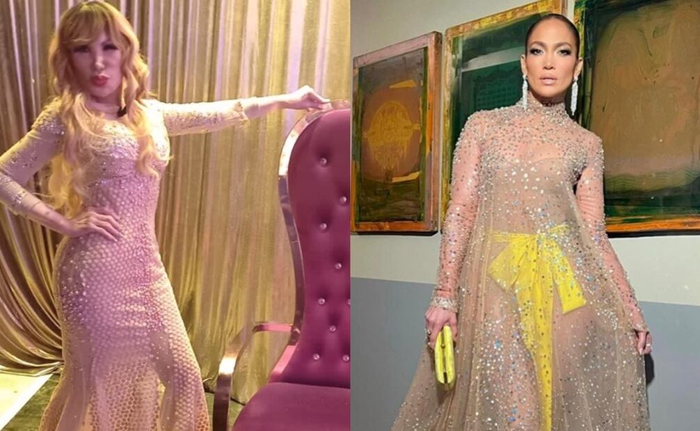 La vedette Lyn May y Jennifer López. Fotos: Instagram oficial de las artistas.