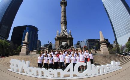Alcaldesas realizan paseo ciclista contra cambio climático