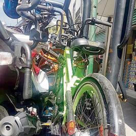 Usan bicis robadas para trasladar droga